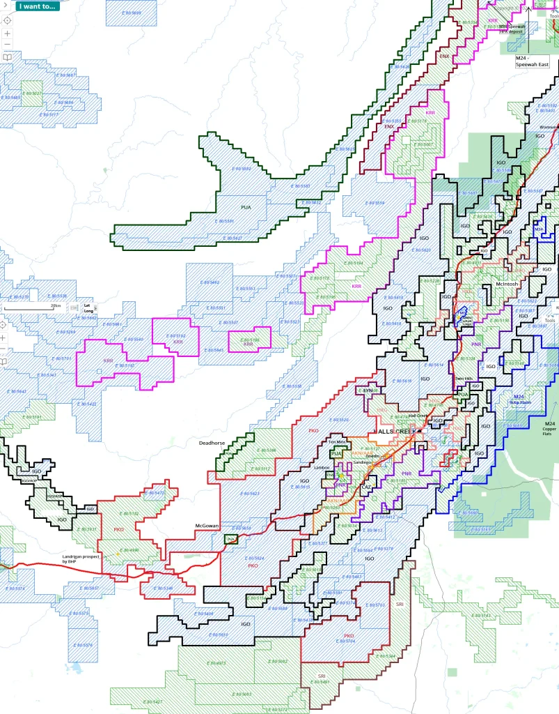 East-Kimberley - Gold, Base Metals, PGE - IGO, PNR, AKN, CAZ, PKO, KRR, PUA, M24