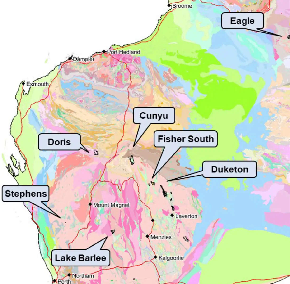 ASX DKM Duketon Mining projects location