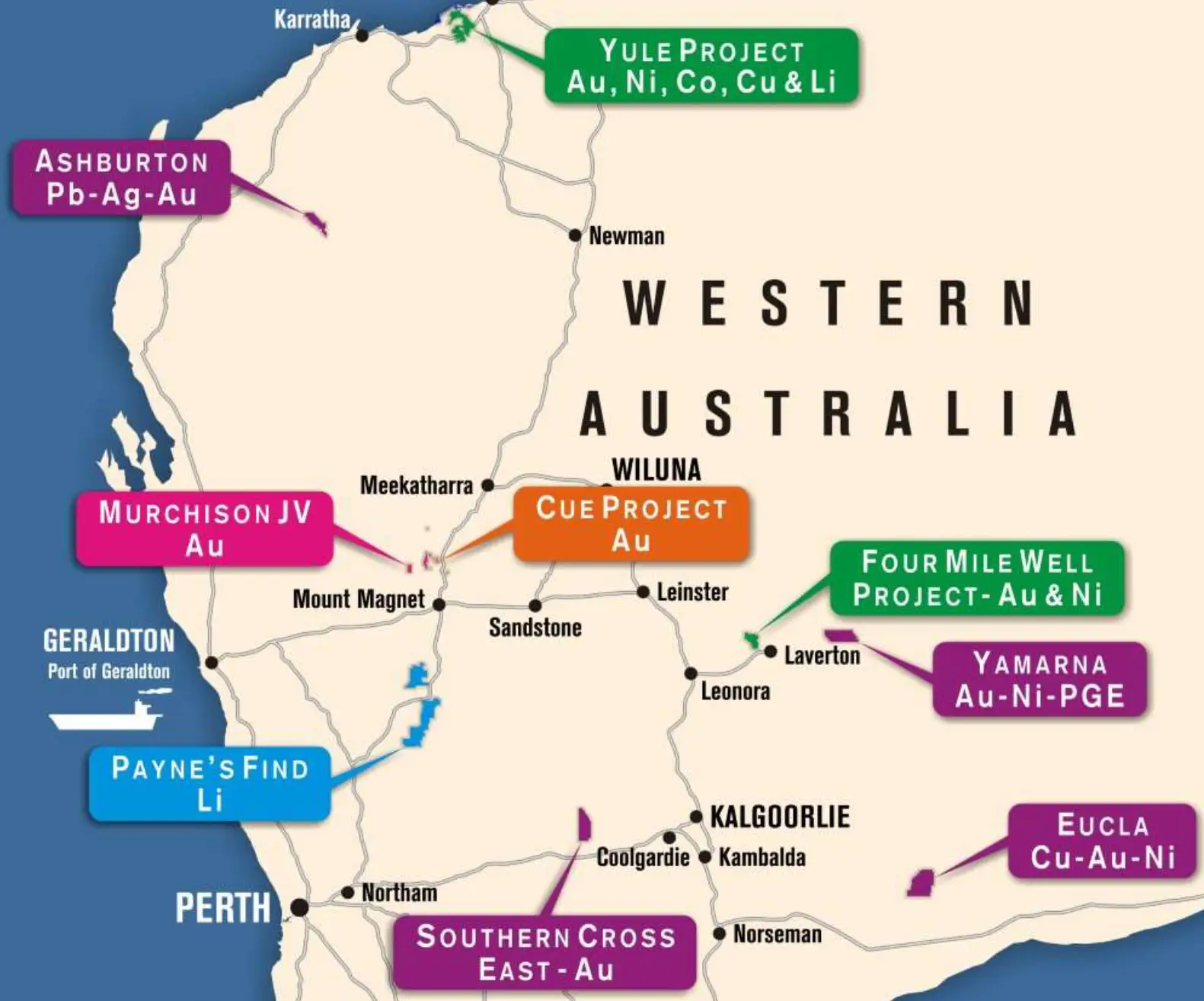 ASX GSM Golden State Mining projects location