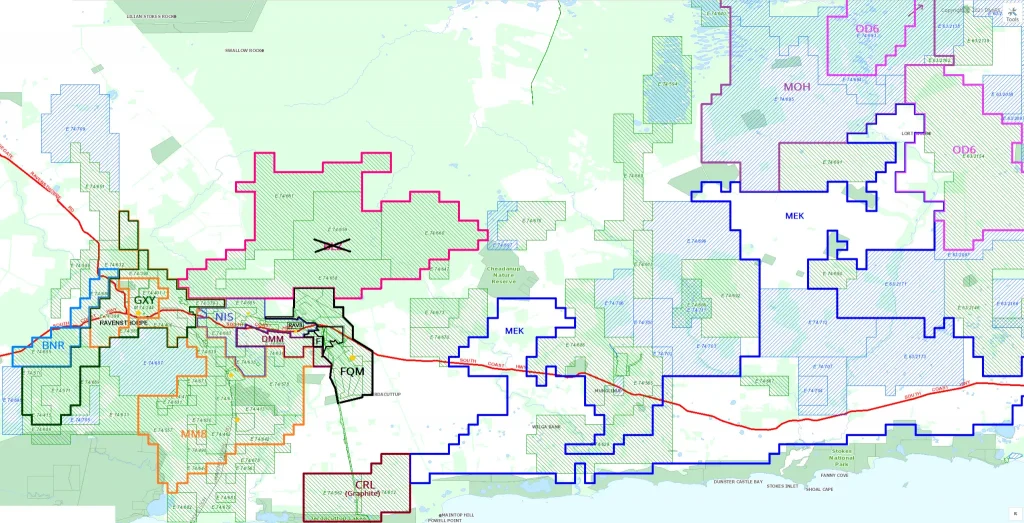 Ravensthorpe - Li, Ni, Au - GXY, MEK, MM8, OD6, NIS, BNR