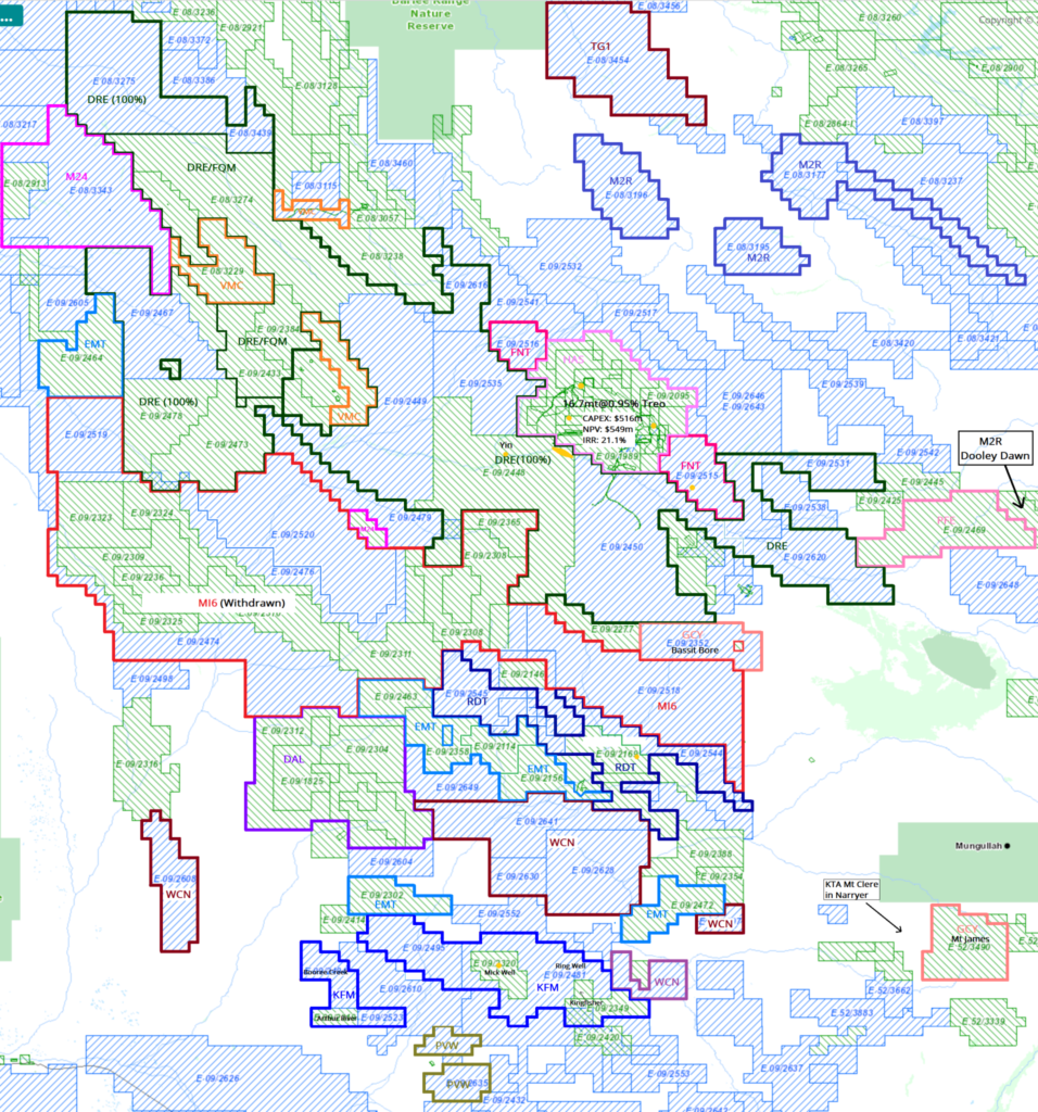 Gascoyne - REE, Li - HAS, DRE, RDT, KFM
