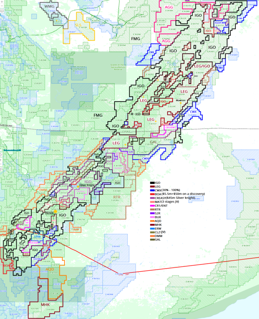 Fraser Range - Nickel - IGO, LEG, CWX, RTR, GAL