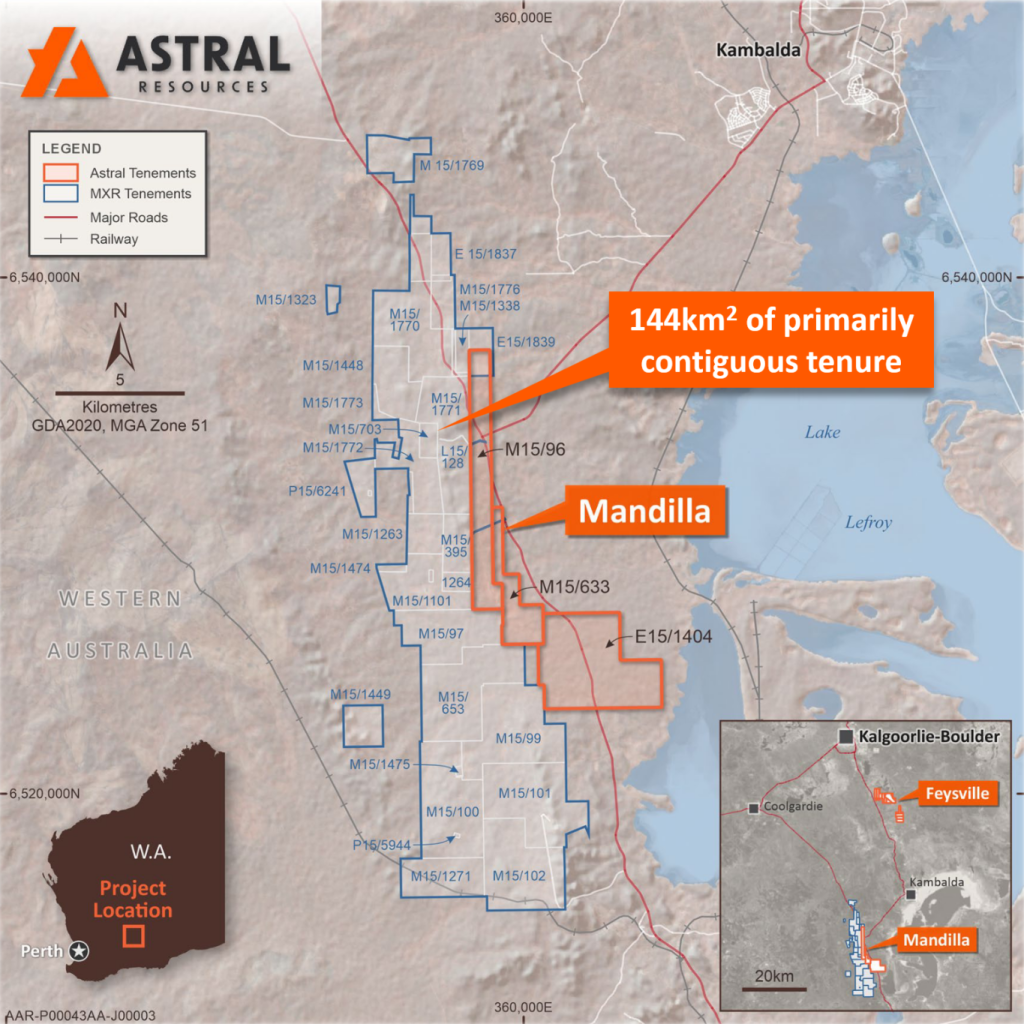ASX AAR MXR merged tenements ASX AAR MXR merged tenements